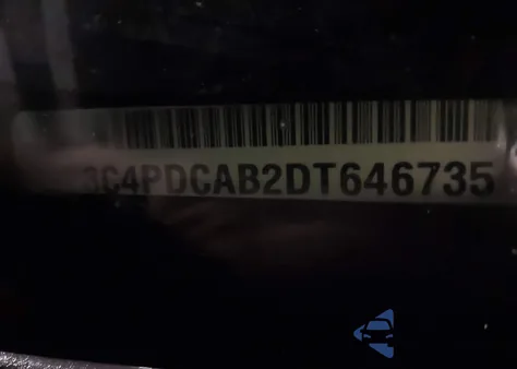 2013 Dodge Journey American Value Pkg from USA, damaged, VIN 3C4PDCAB2DT646735